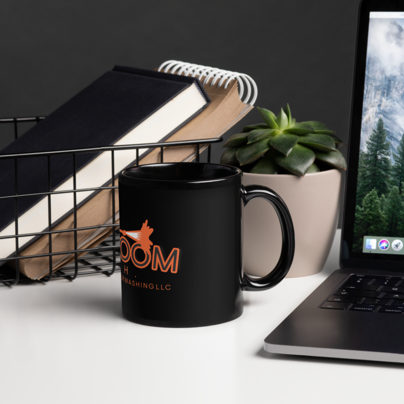 Showroom Finish Black Glossy Mug - Image 2